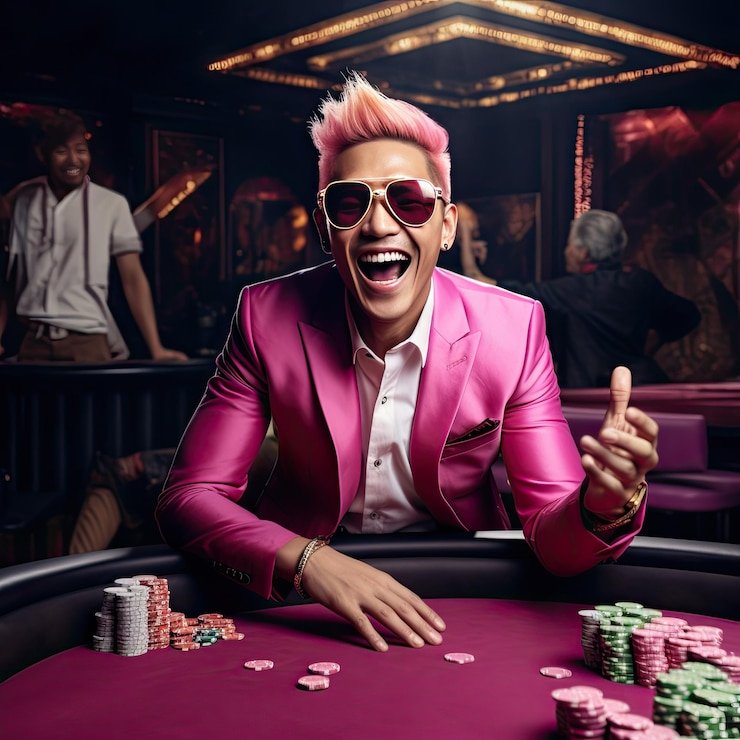 Studio live casino Evolution Gaming dengan dealer profesional dan kamera multi-sudut